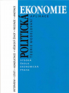 Titulní strana časopisu Politická ekonomie